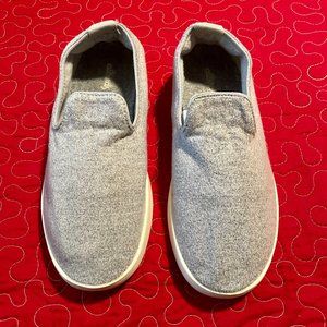 Allbirds Women’s Wool Loungers Slip-on Loafer Size 9 Dapple Grey with Cream Sole